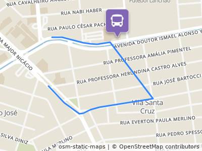 Mapa da parada
