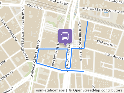 Mapa da parada
