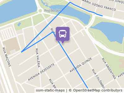 Mapa da parada