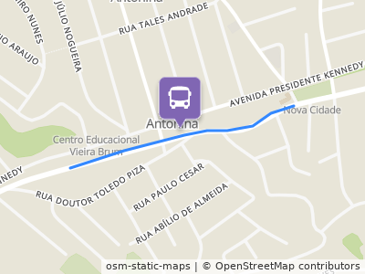 Mapa da parada