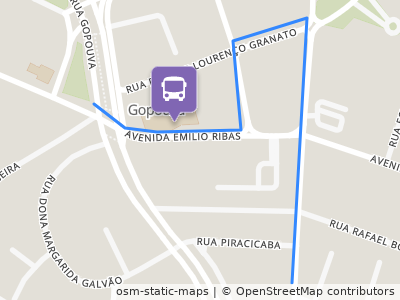 Mapa da parada