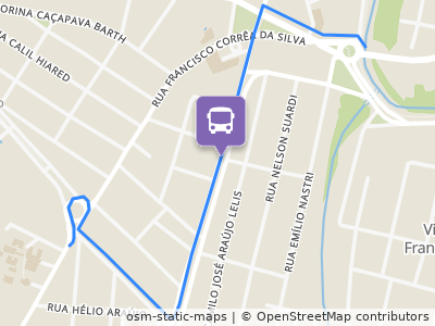 Mapa da parada