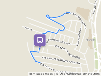 Mapa da parada