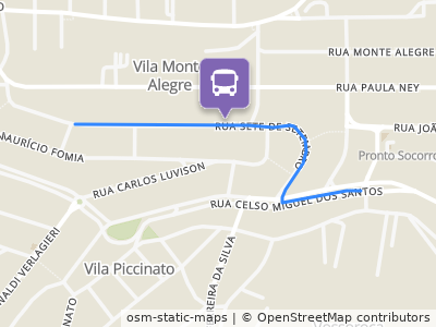 Mapa da parada