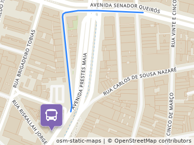 Mapa da parada