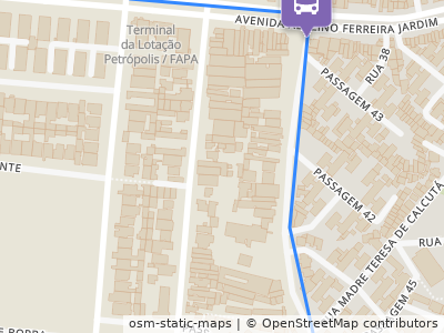 Mapa da parada