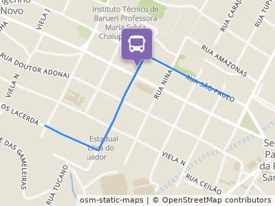 Mapa da parada
