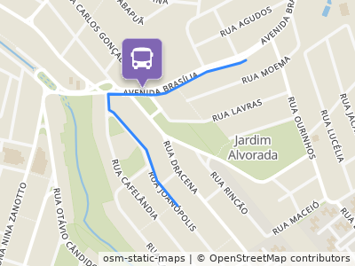 Mapa da parada