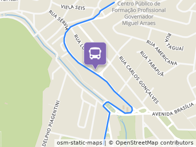 Mapa da parada