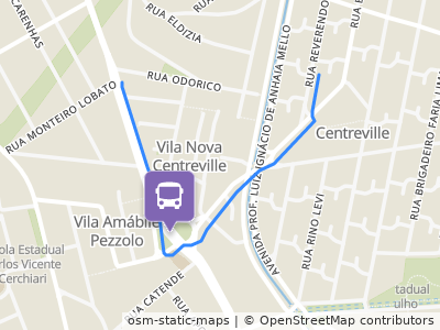 Mapa da parada