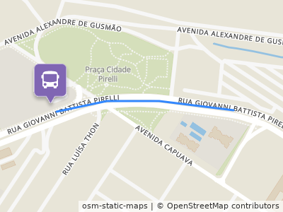 Mapa da parada