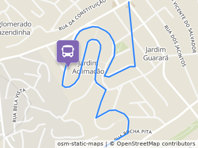 Mapa da parada