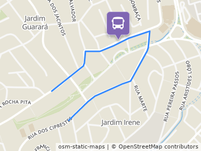 Mapa da parada