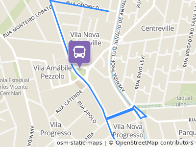 Mapa da parada