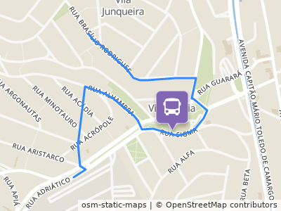 Mapa da parada