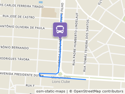 Mapa da parada