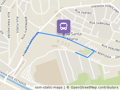 Mapa da parada