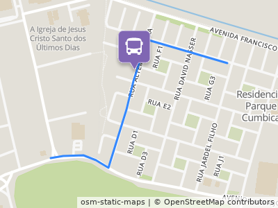 Mapa da parada