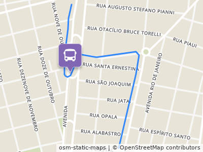 Mapa da parada
