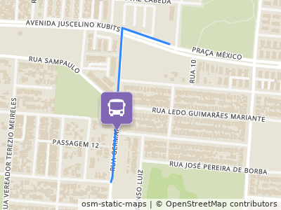 Mapa da parada