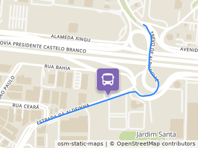 Mapa da parada