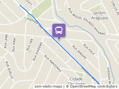 Mapa da parada