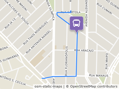 Mapa da parada