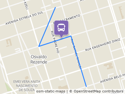 Mapa da parada