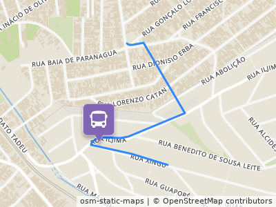 Mapa da parada