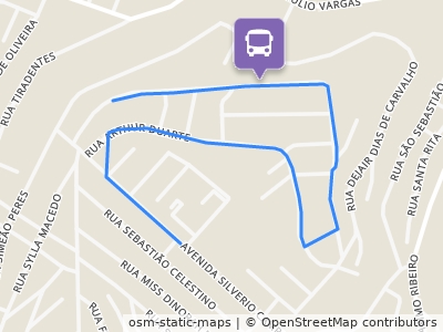 Mapa da parada