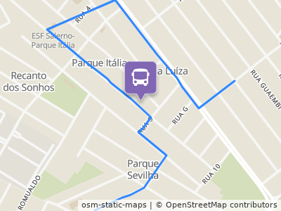 Mapa da parada