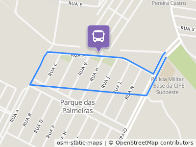 Mapa da parada