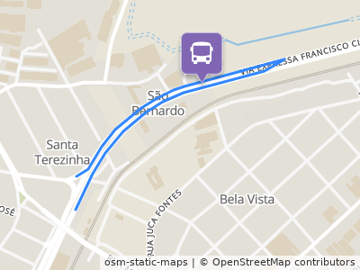 Mapa da parada