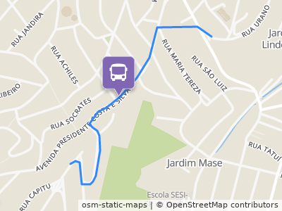 Mapa da parada