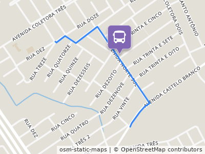 Mapa da parada