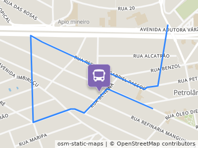Mapa da parada