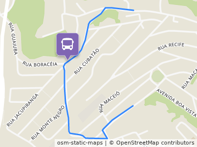 Mapa da parada