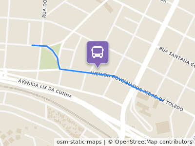 Mapa da parada