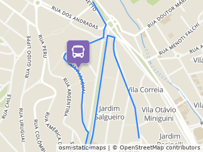 Mapa da parada