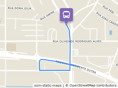 Mapa da parada
