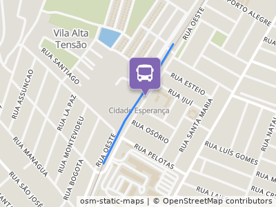 Mapa da parada