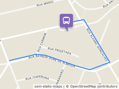 Mapa da parada