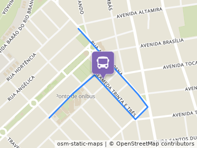 Mapa da parada