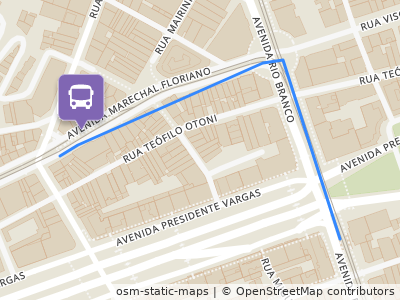Mapa da parada
