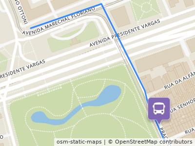 Mapa da parada