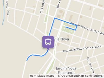 Mapa da parada