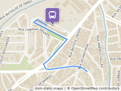 Mapa da parada