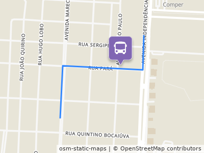 Mapa da parada