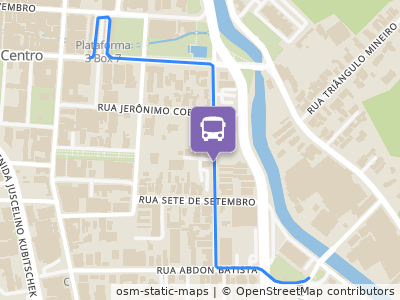 Mapa da parada