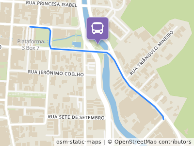 Mapa da parada